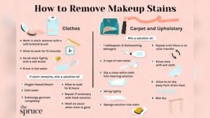 How to Remove Makeup from Clothes